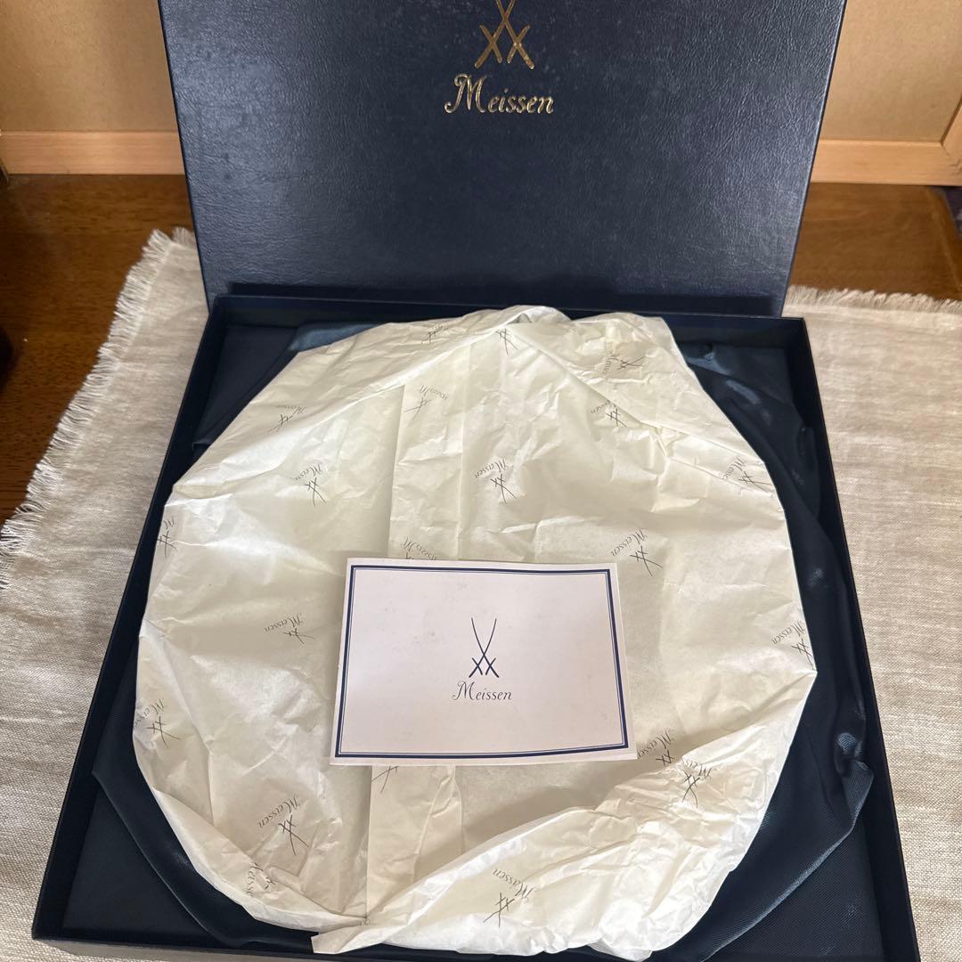 美品　マイセン　波の戯れ　大皿