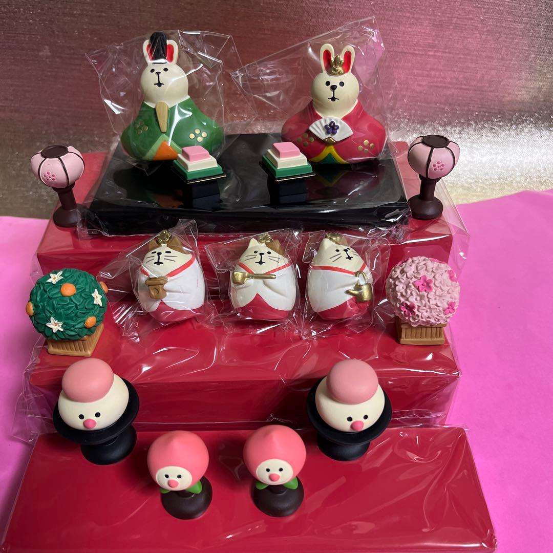 デコレ　コンコンブル　concombre ひなまつり　セット