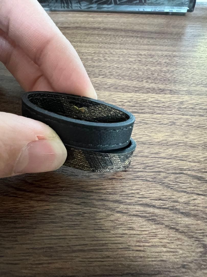 ‼️FFスクエアベルト‼️ ブラックレザー リバーシブルベルト