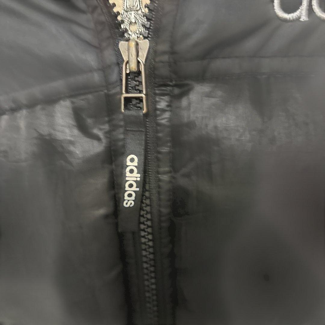 【y2k 00s】adidasアディダス　シャツロゴ　平成ギャル　ダウン　ヌプシ