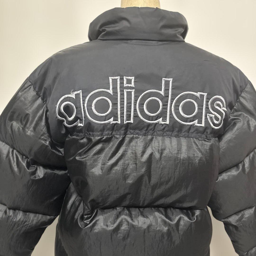 【y2k 00s】adidasアディダス　シャツロゴ　平成ギャル　ダウン　ヌプシ