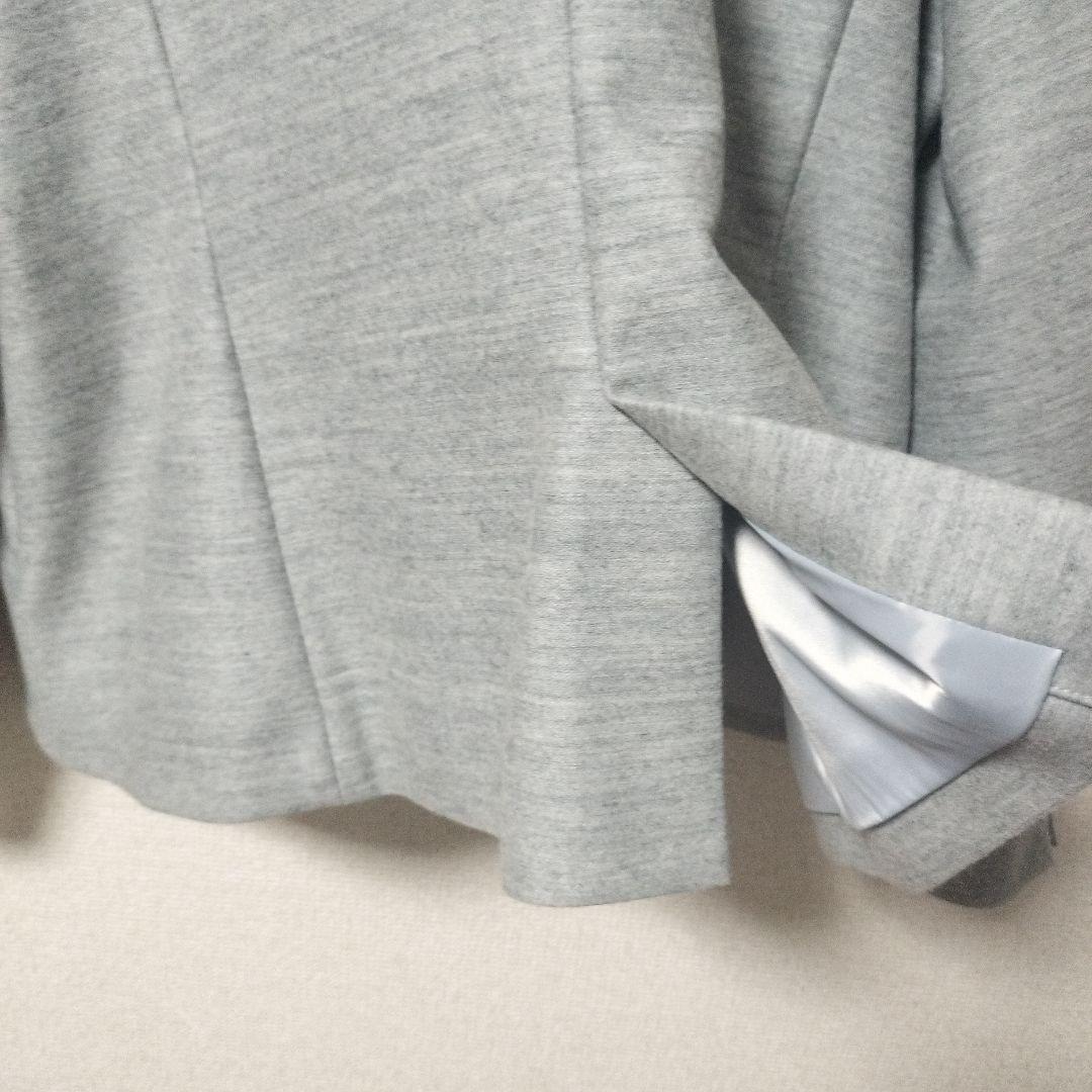 美品✨️大きいサイズ✨️INDIVI ノーカラー スーツ セットアップ