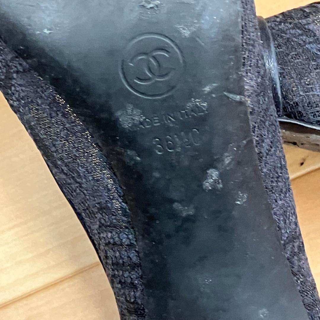 m*n様 CHANEL シャネル　パンプス　シースルー　オープントゥ　パール 3