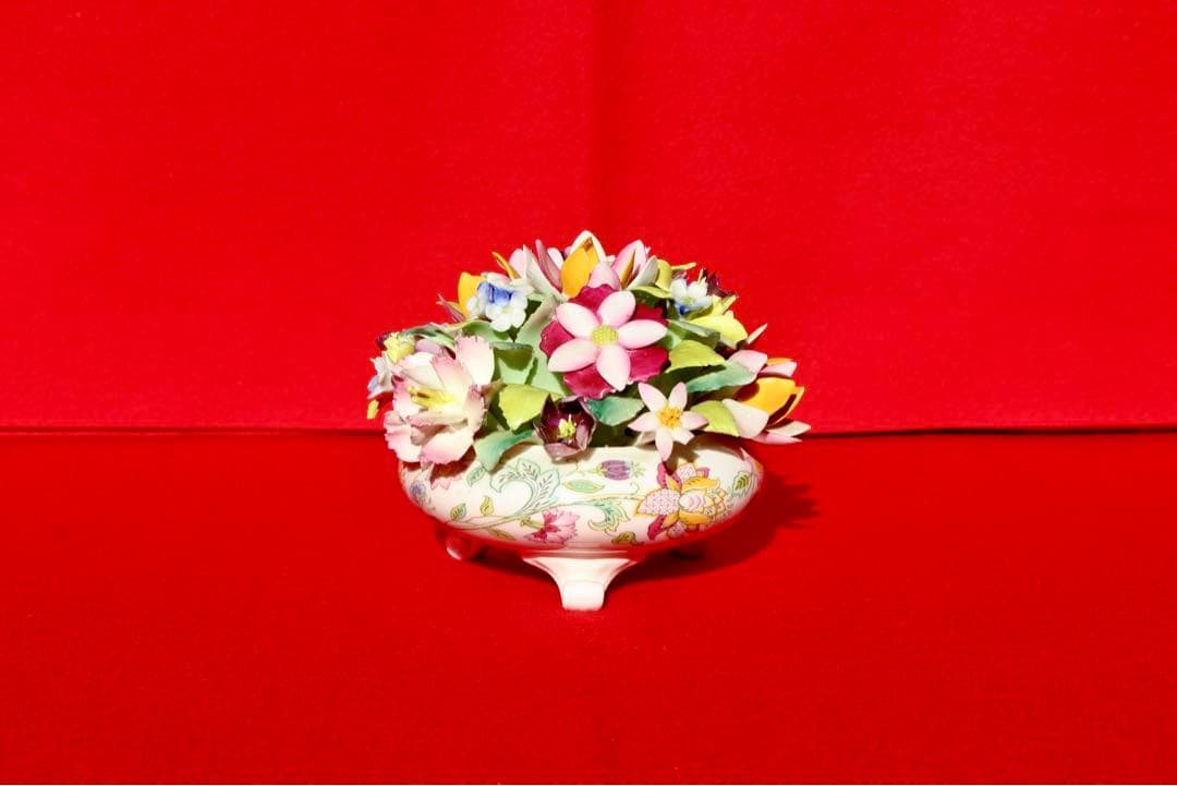 イギリス雑貨・かわいい陶磁器【MINTON ミントン　ハドンホール　陶花】