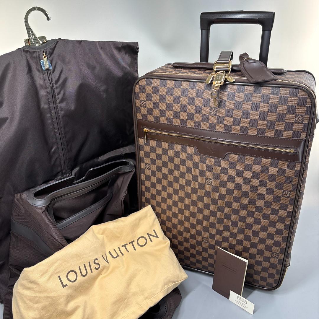 新品同様 ルイヴィトン■ダミエ ペガス 55 N23294 レザー スーツケース