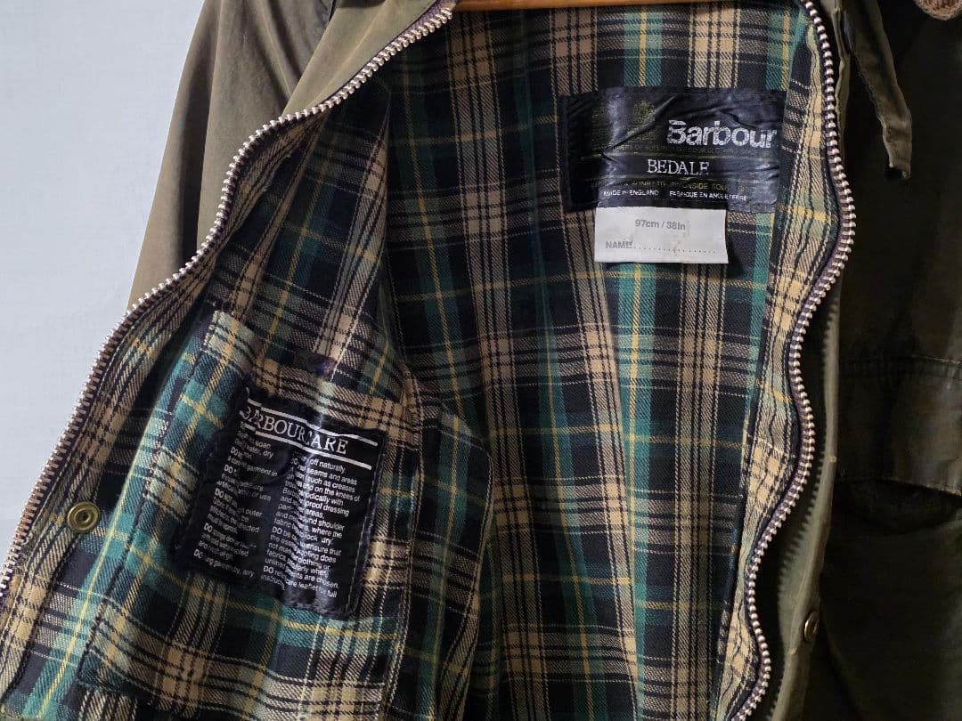 D*1様 Barbour BEDALE 2ワラント 4フラップポケット 38イン