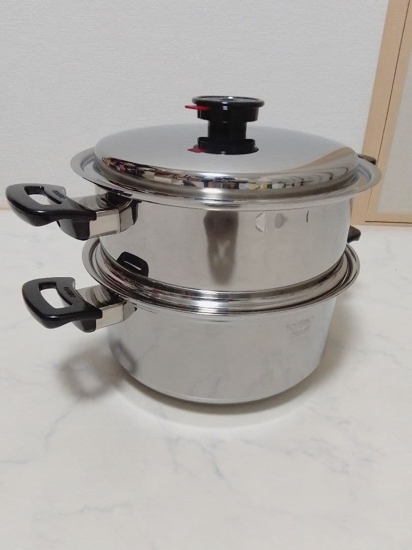 ☆未使用☆ ヨシノクラフト 両手鍋 セイロ 26cm PTW-26 蒸し器