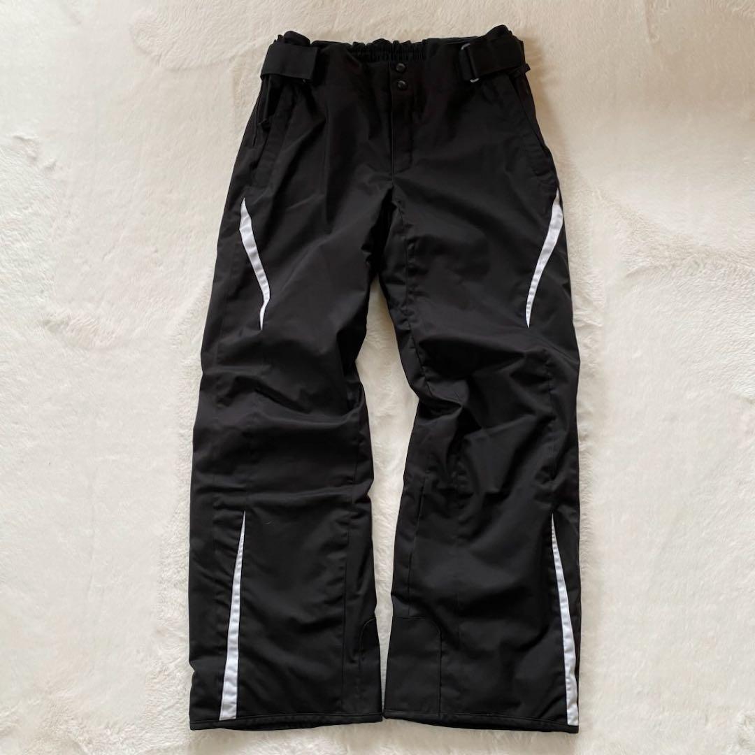 【美品】phenix スキーウェア　セットアップ　上下　チェック　ブラック　L