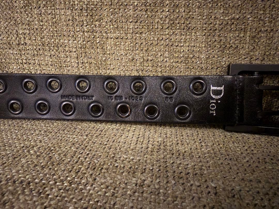Dior Homme 2004SS ストリップ コレクション スタッズベルト