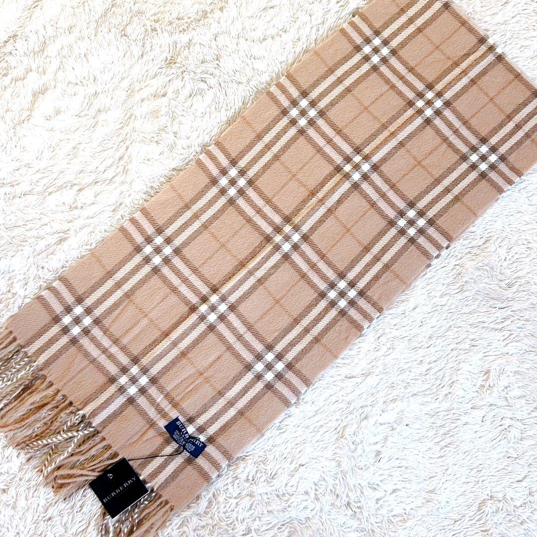 極美品✨Burberry バーバリー ロンドン カシミヤ100 マフラー 未使用