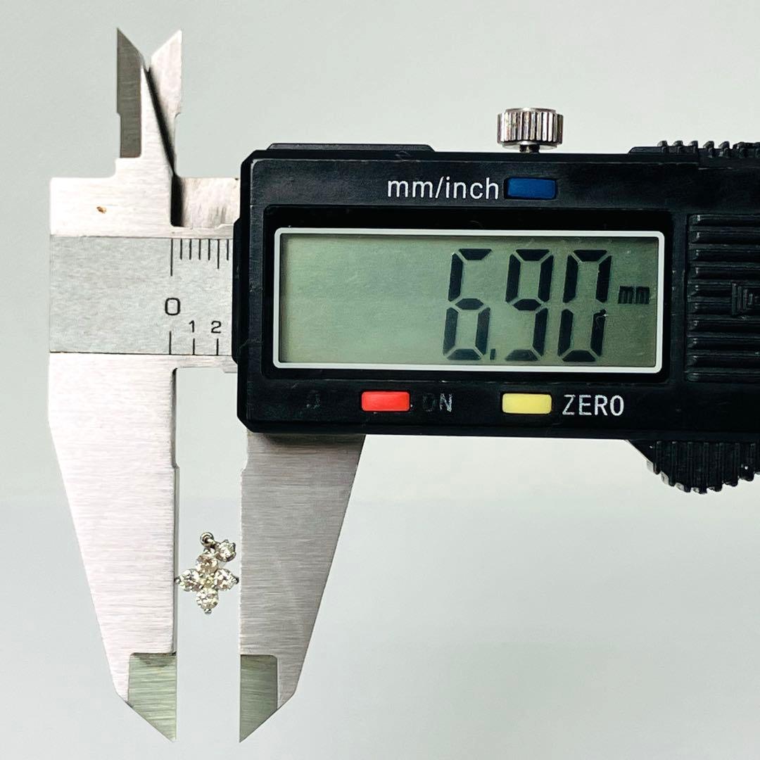 K18WG ダイヤモンド ピアス D: 0.50ct