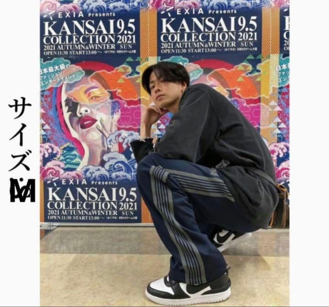 【コムドットやまと着用】【美品】Needles トラックパンツ ネイビー M