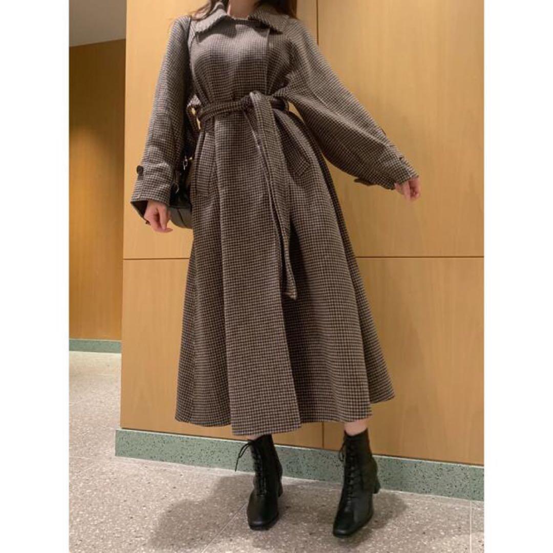 美品 SNIDEL(スナイデル)ステンカラーリバーコート