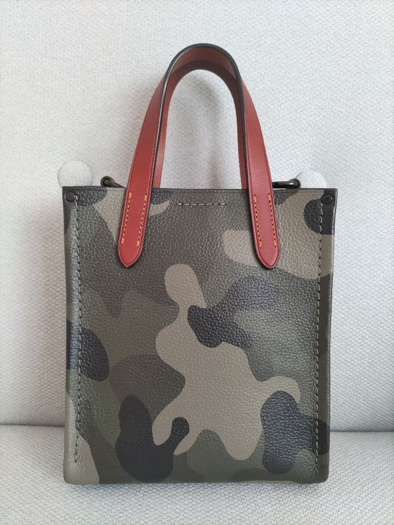 ★完売品★美品 コーチ coach リレー トートバッグ 17 カモフラバッグ