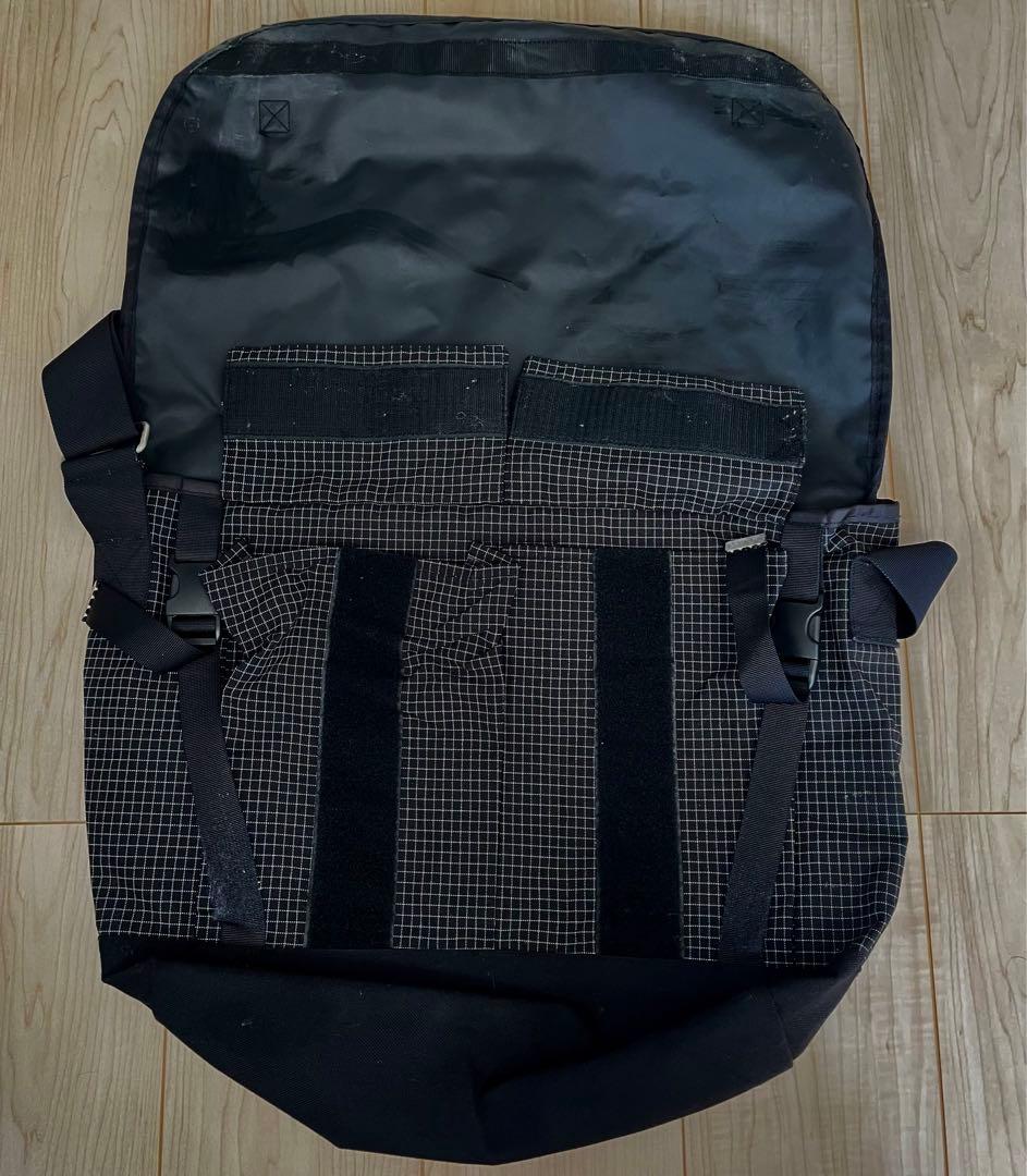 Supreme Box Logo メッセンジャーバッグ 黒 チェック　ビンテージ