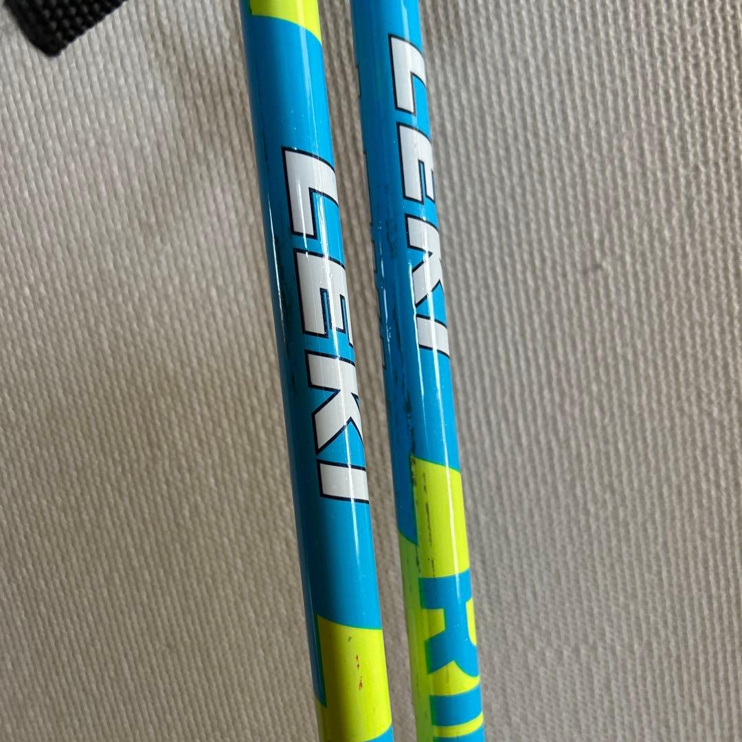 スキー板Hart 120㎝　ストックLEKI 80㎝