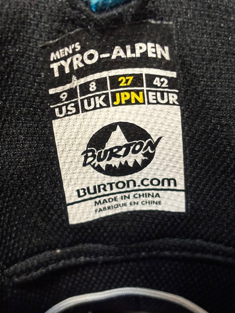【美品】BURTON 27cm スキー・スノボブーツ