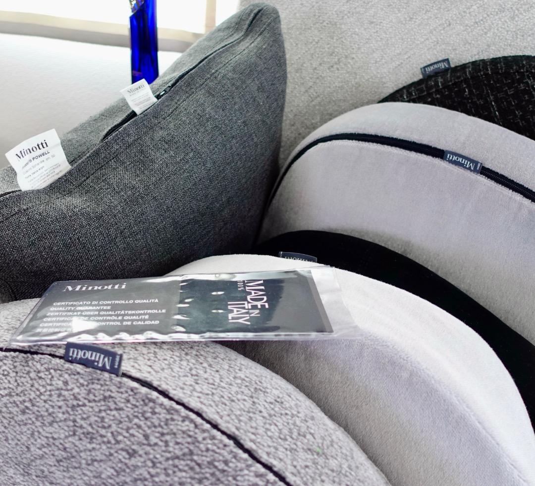 Minotti ミノッティ クッション 本物 イタリア製 高級家具 1個