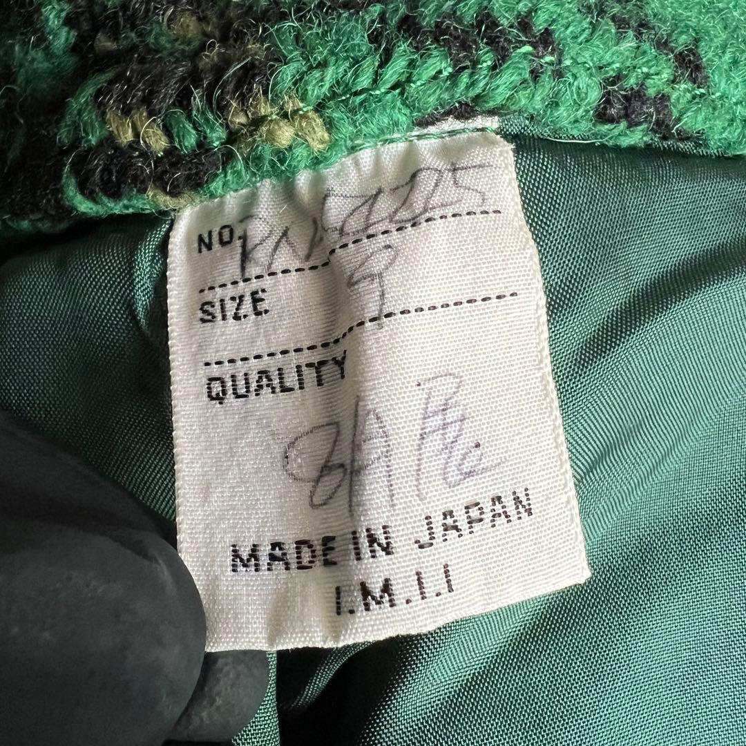 I.S　イッセイミヤケスポーツ　80s　チェック　ウールラップスカート　幻の一品