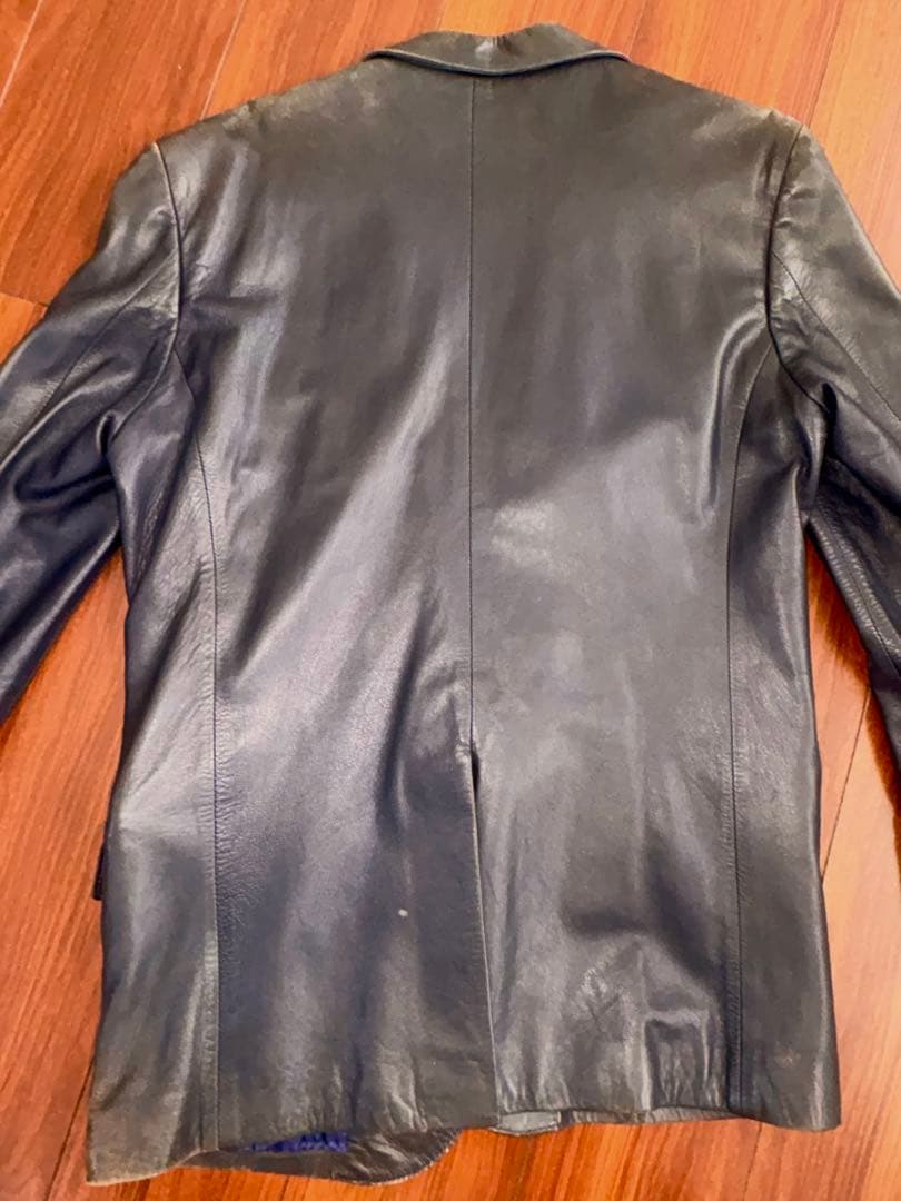 BURBERRY BLACK LABEL レザージャケット 黒