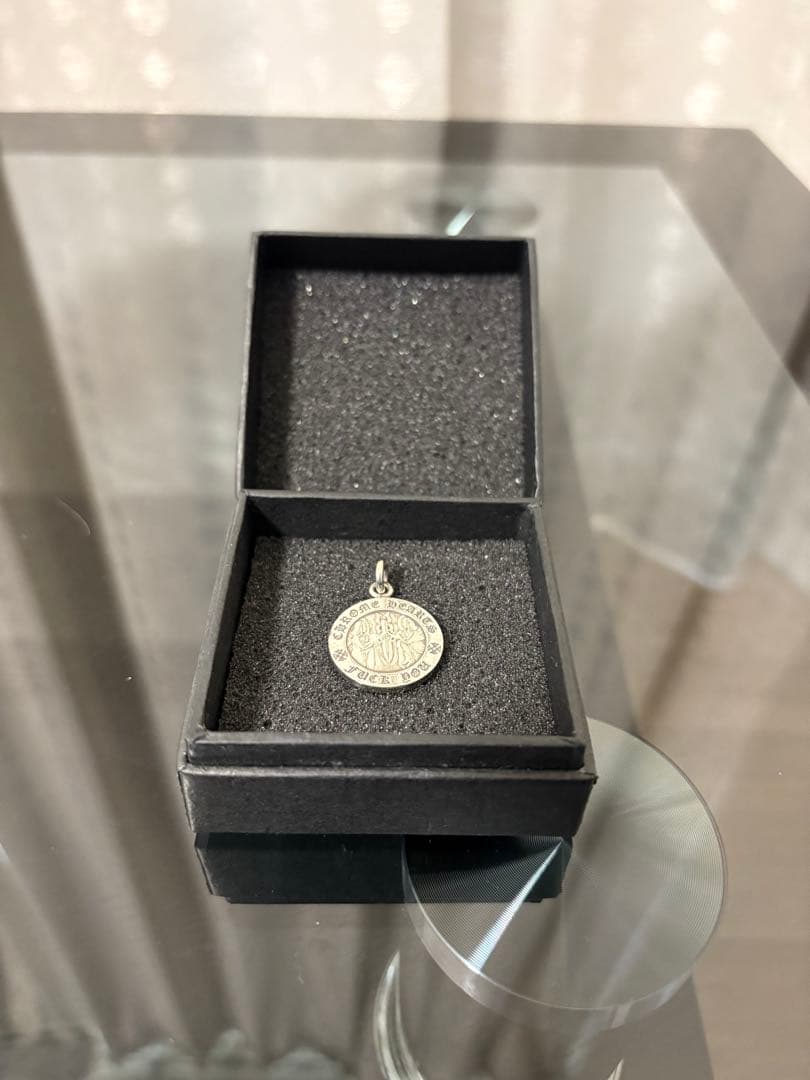 正規品　クロムハーツ　エンジェルメダルチャームV1 シルバー925 クロスダガー