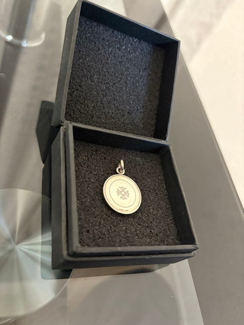 正規品　クロムハーツ　エンジェルメダルチャームV1 シルバー925 クロスダガー