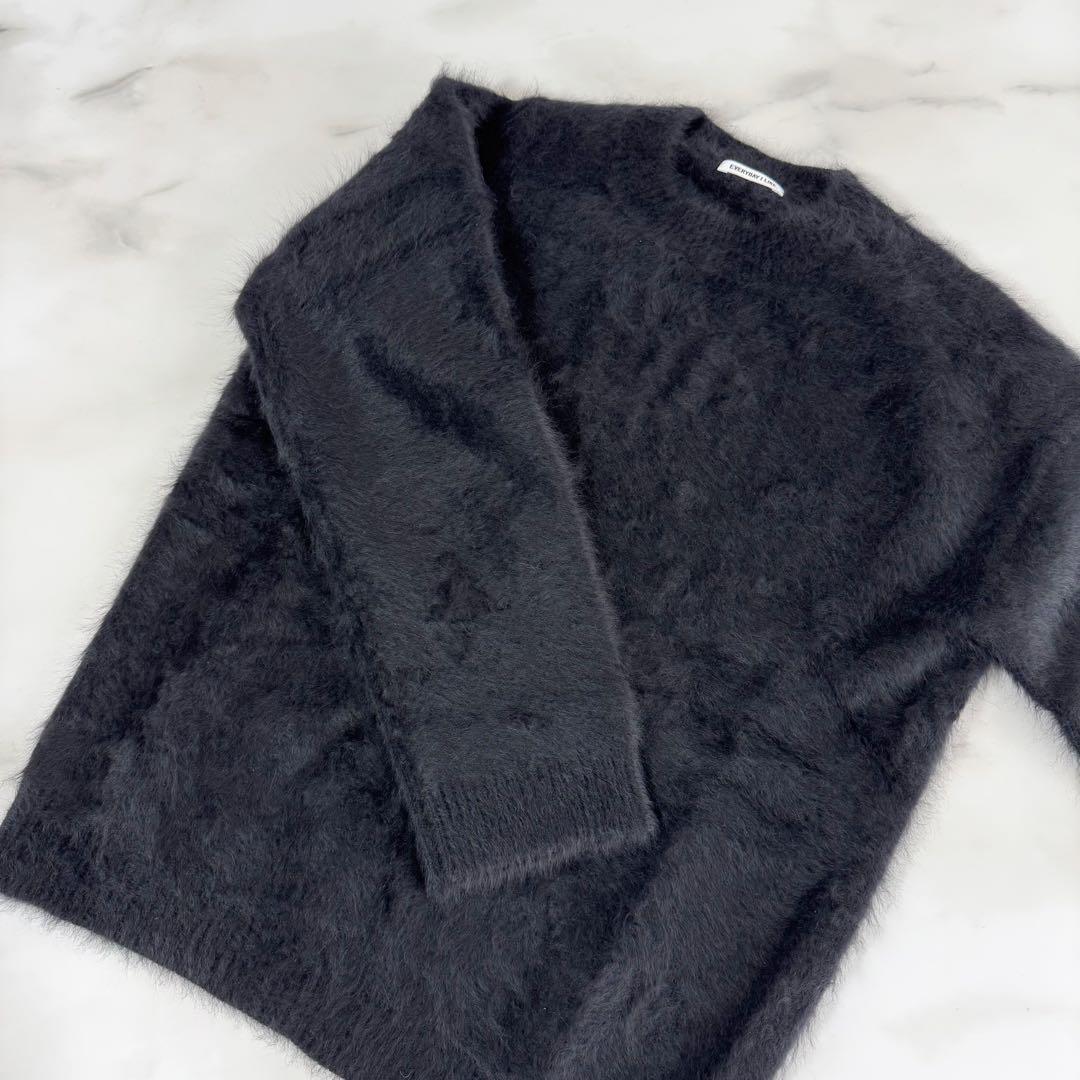 Deuxieme Classe DUET クルーネック セーター ブラック 美品