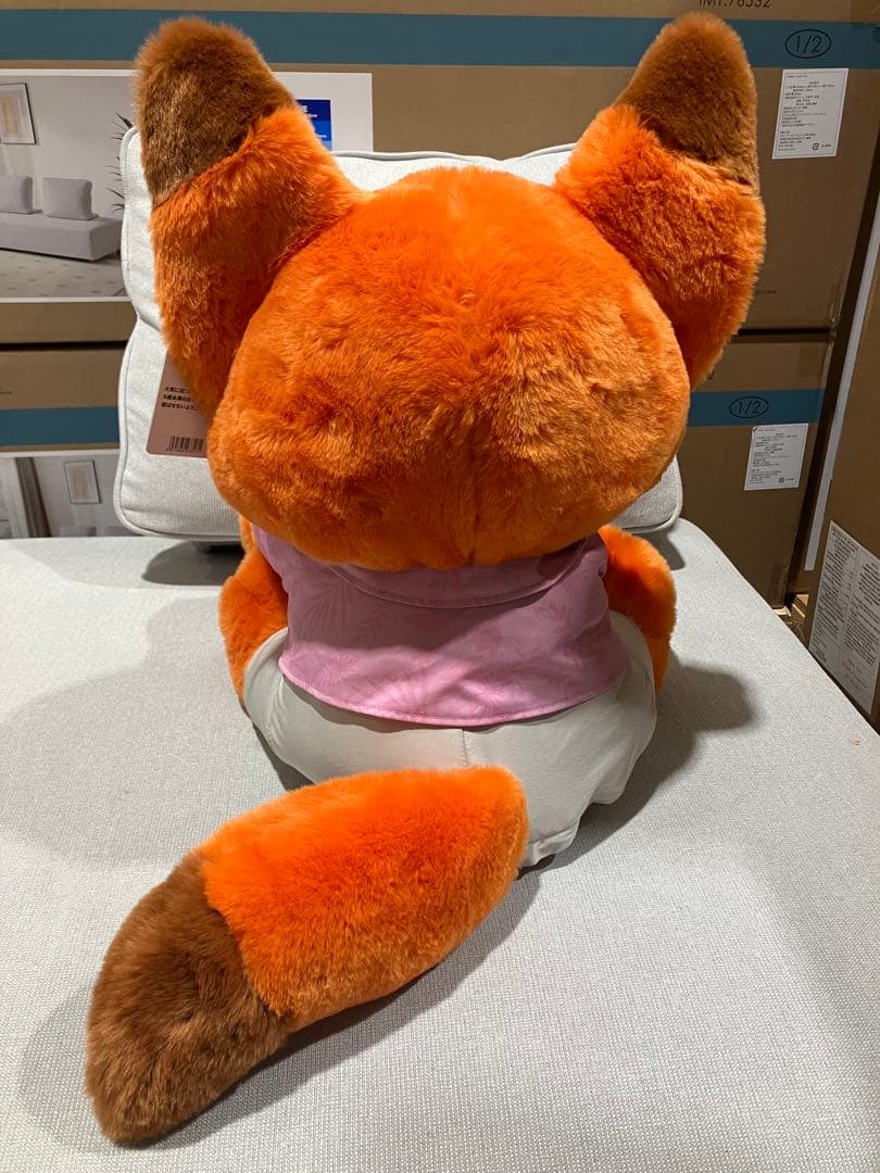 コストコ ディズニー ズートピア2 ニック・ワイルド ぬいぐるみ ブランケット