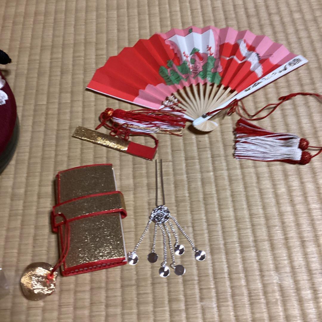 七五三七歳用フルセット　帯幅18センチ　草履21センチ