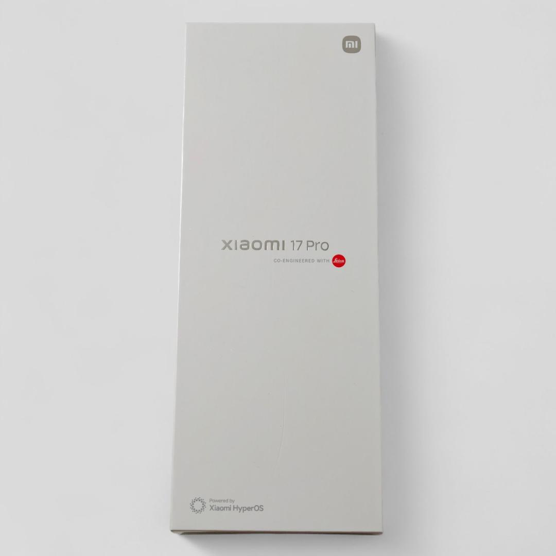 【新品未開封】XIAOMI 17 Pro 12GB/512GB ブラック 中国版