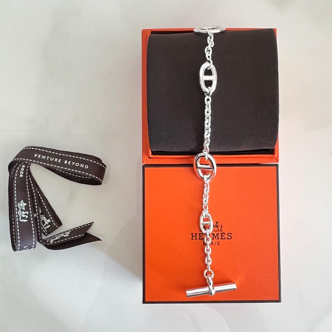 【2026年購入】新品未使用　エルメス ファランドールブレスレットST シルバー