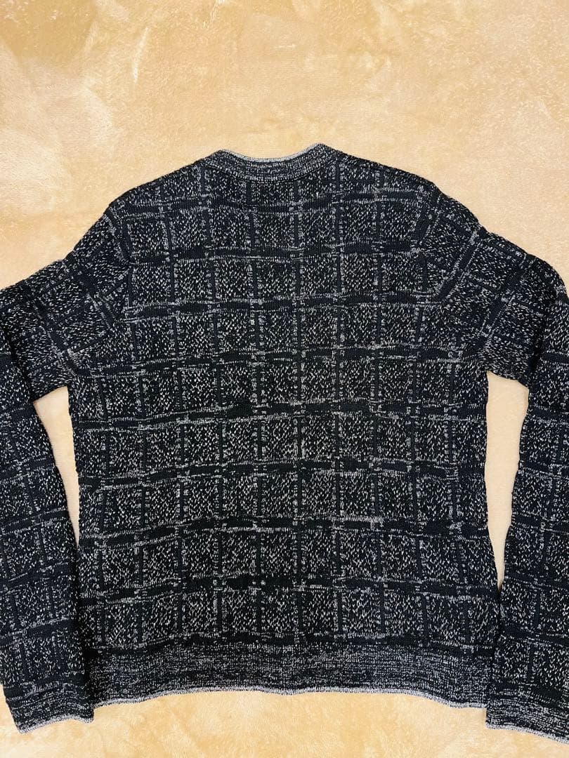 Gucci グッチ　ウール＆ラメ チェック ジャカード カーディガン