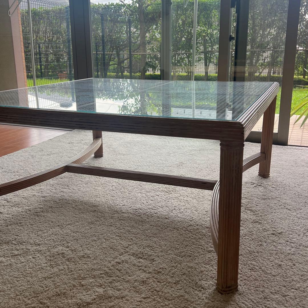 Vintage ヴィンテージ　ローテーブル　bob's box購入　ウッドラタン