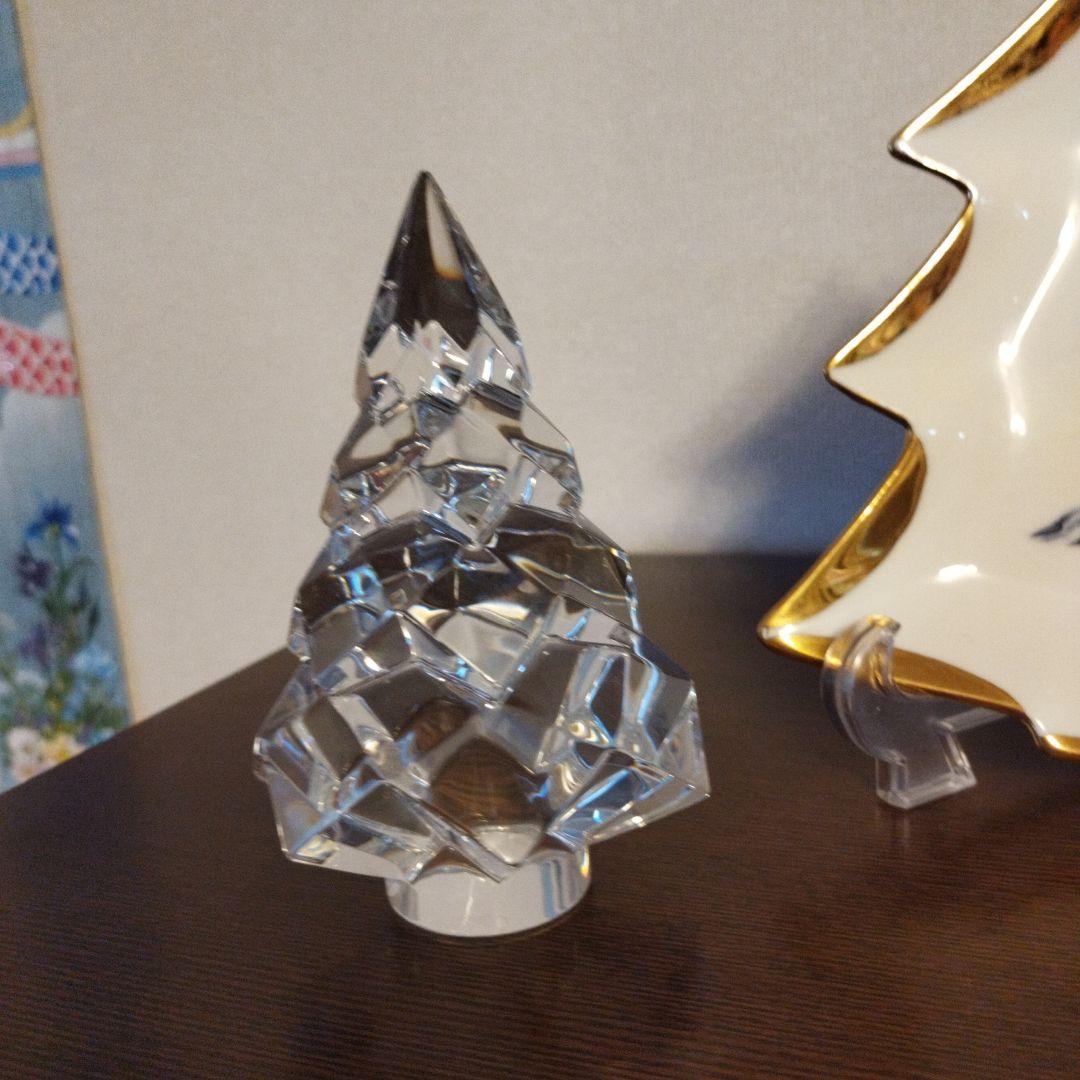 バカラ　クリスタルガラス クリスマスツリー 約