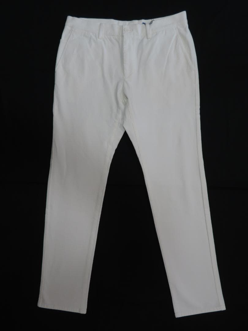 エポカウォモ 白コーデュロイパンツ50/LL36,300円 W実寸41.5㎝厚地