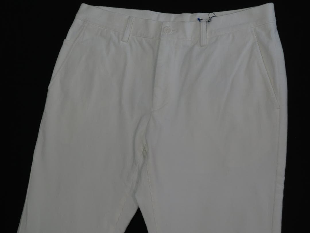 エポカウォモ 白コーデュロイパンツ50/LL36,300円 W実寸41.5㎝厚地