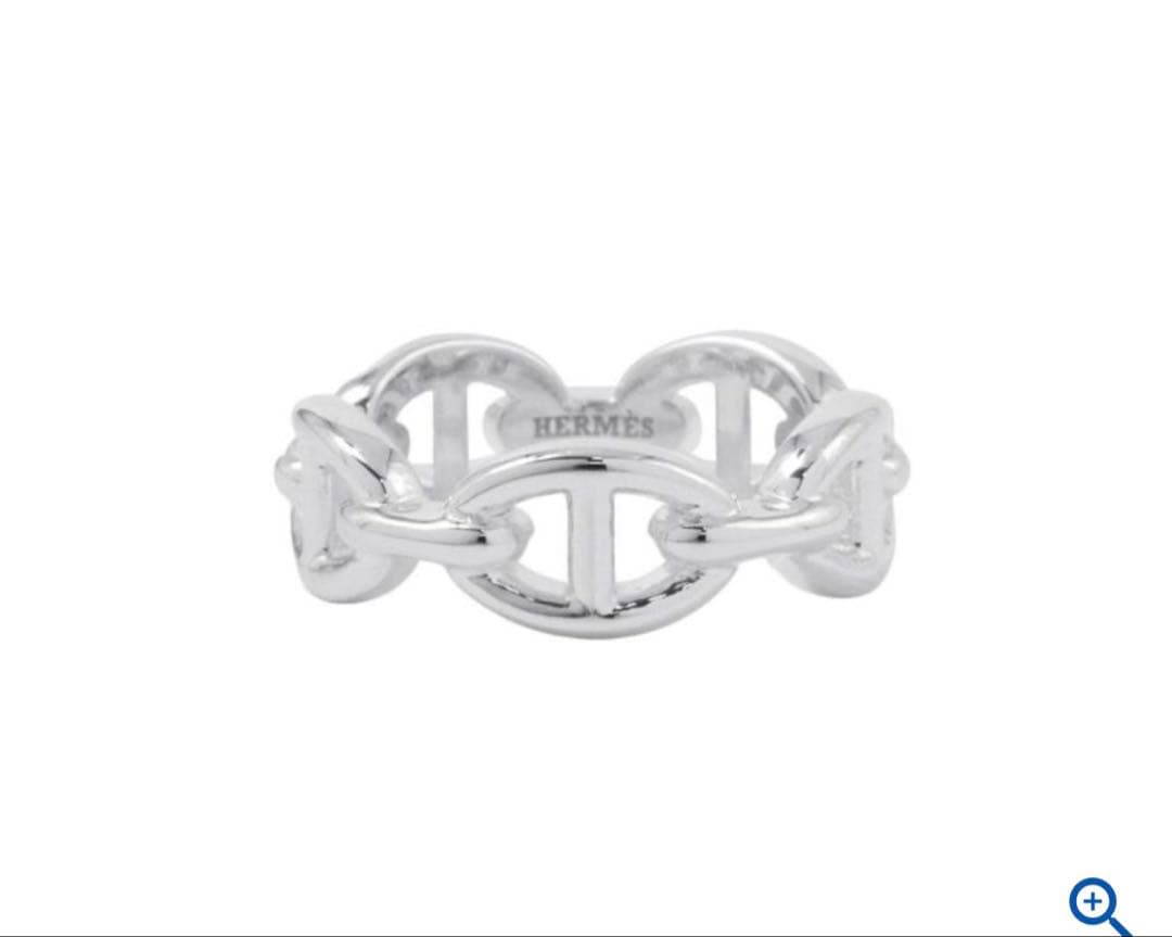 1月のみ値段！HERMES シェーヌダンクル アンシェネPM リング 7号 新品