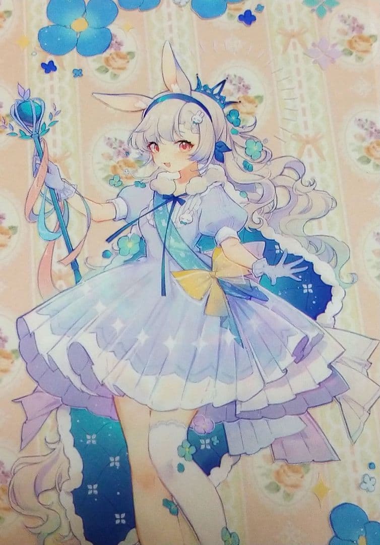 J645＃月梦小兔(PET)Wines切り売り海外人物マステ女の子