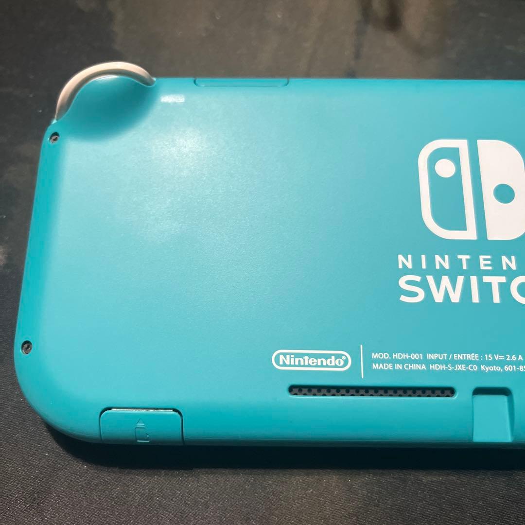 Switchライト　ターコイズブルー　ジャンク品　水没