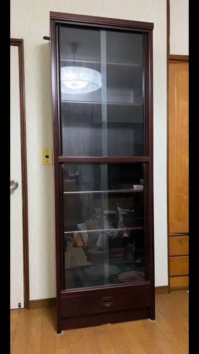 【22日（月）落札最終日】【限界値下げ】本棚　収納　ローズウッド　大塚家具