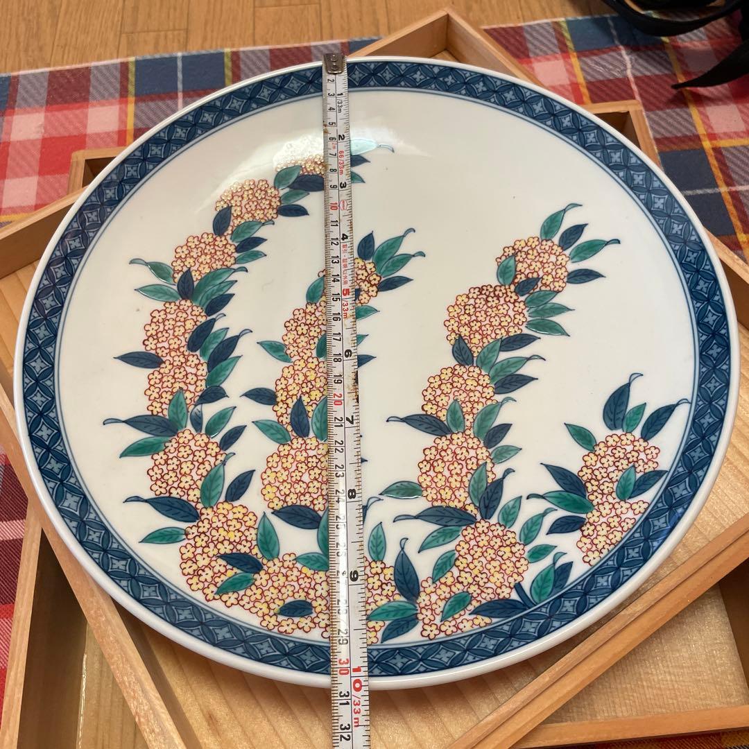有田焼　額皿　視乃作　新品未使用　木箱付き