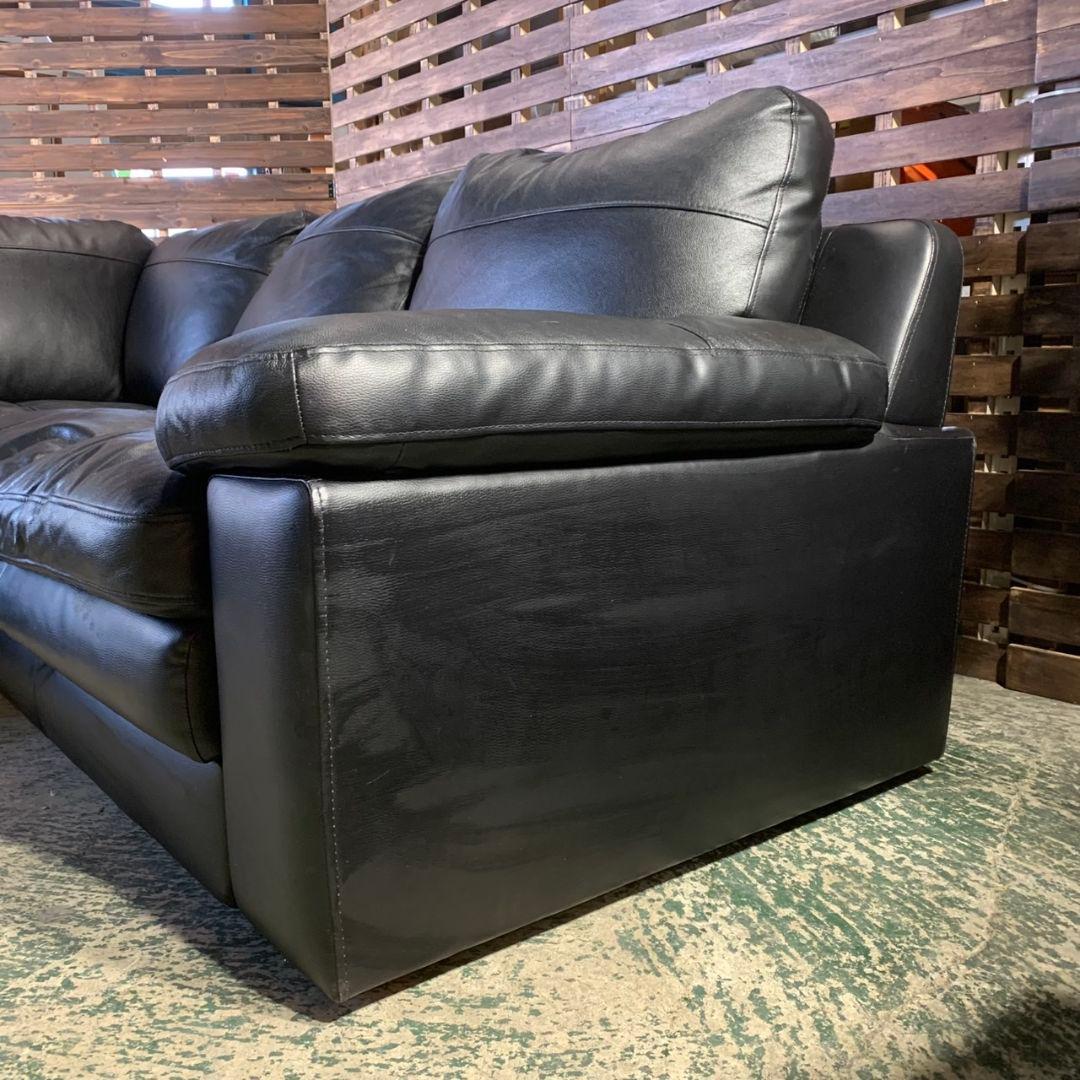 Jun M H750\" NITORI 本革 コーナーソファ Sステイツ