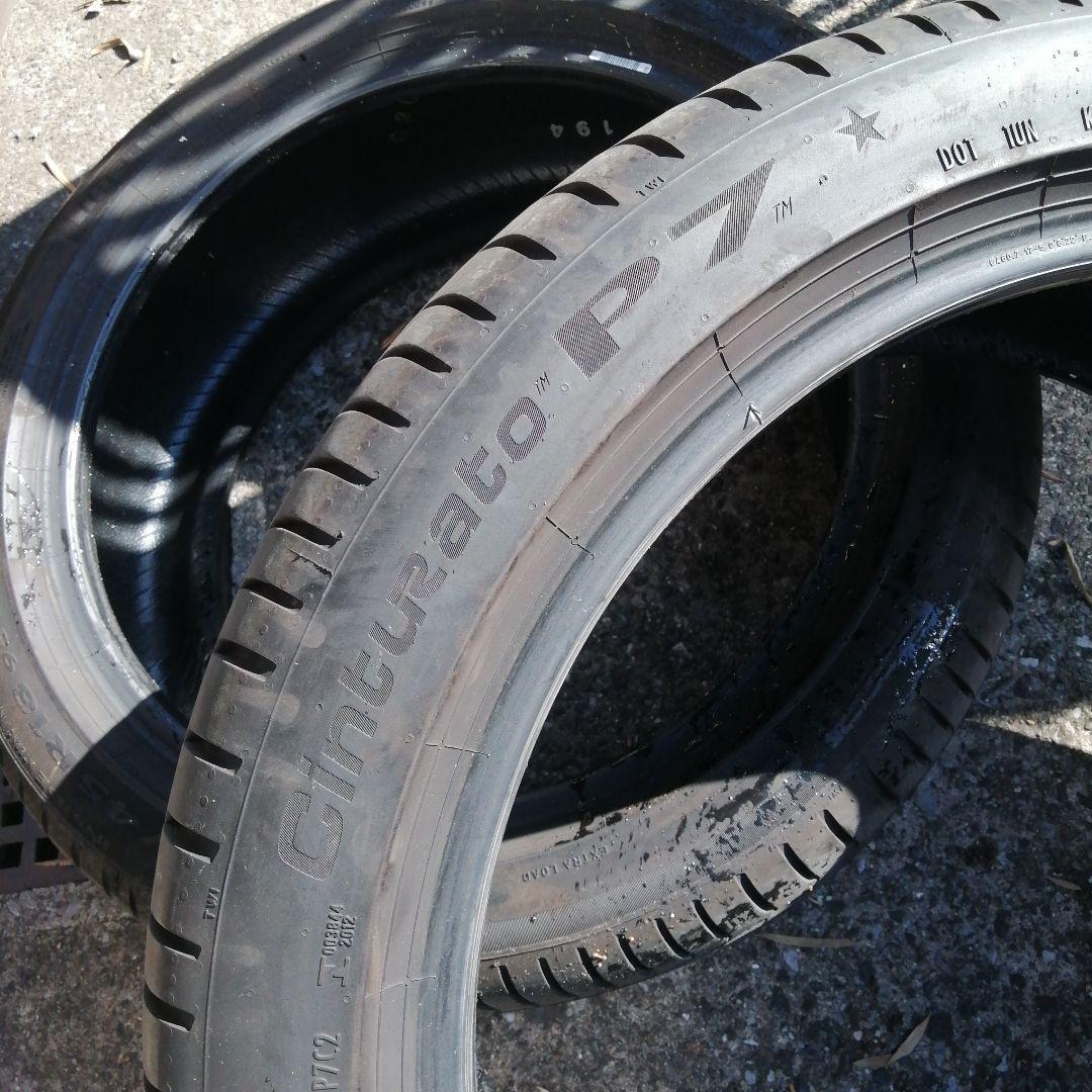 バリ山225/45R18 ピレリ　P7 4本