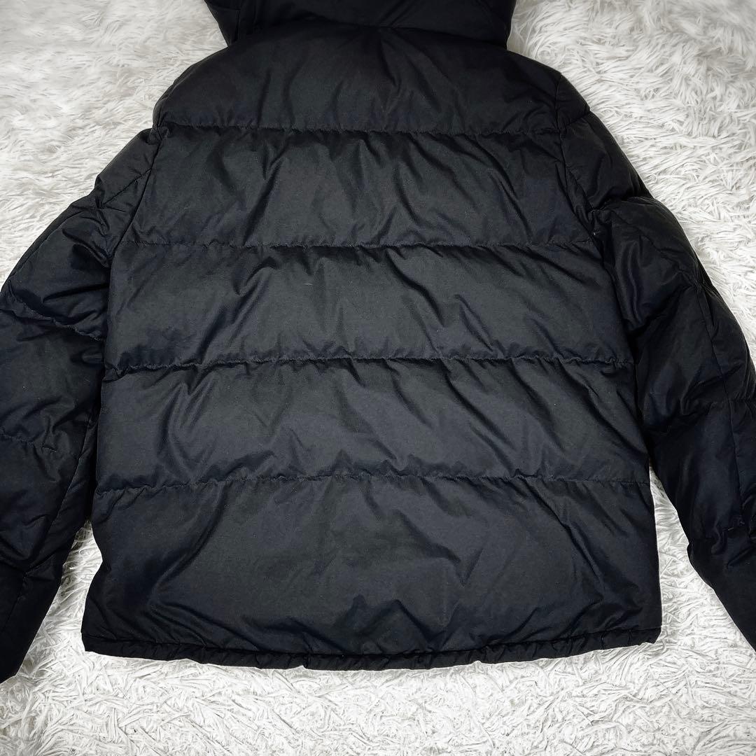 OPAQUE.CLIP ダウンジャケット　ショールカラー　ウォッシャブル　黒　L