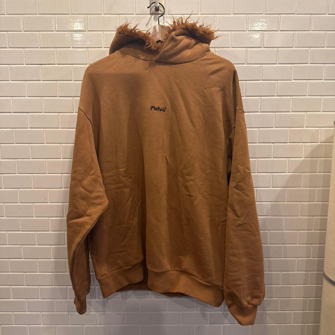 MARNI ファートリムドパーカー サイズ48