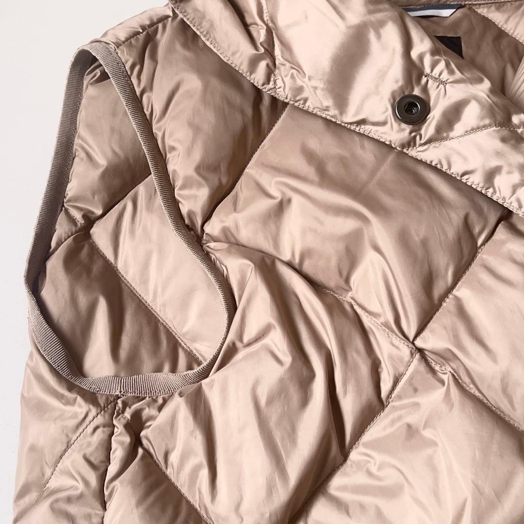ほぼ未使用✨ マックスマーラ ダウンベスト 2023AW ベージュ 36 丈長め