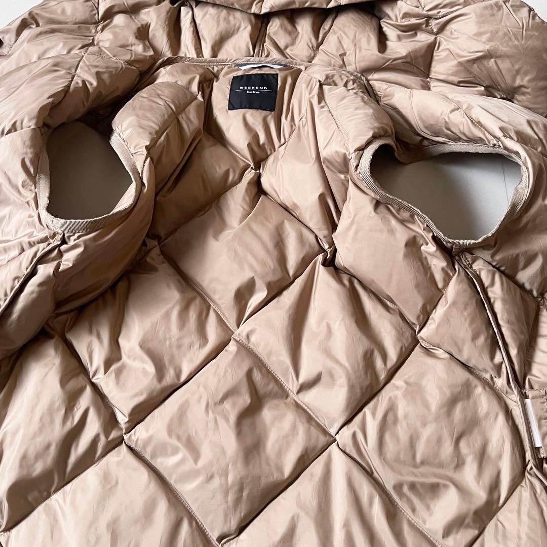 ほぼ未使用✨ マックスマーラ ダウンベスト 2023AW ベージュ 36 丈長め