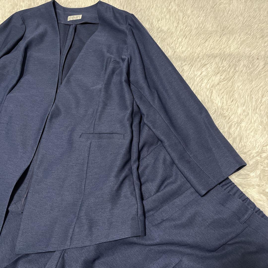 【洗える】7days Life Styling 6L リネンライク パンツスーツ