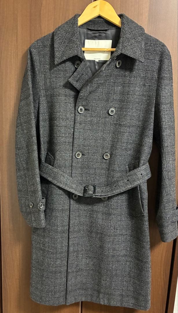 マッキントッシュ　トレンチコート　メンズコート　グレー