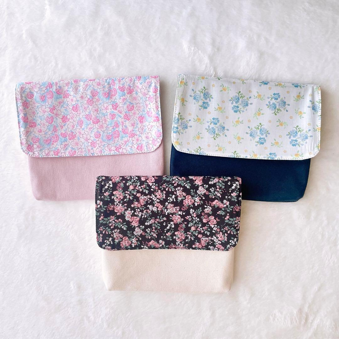 〈76〉ちぃ様　リバティ ハンドメイド レッスンバッグ 移動ポケット 入園 入学